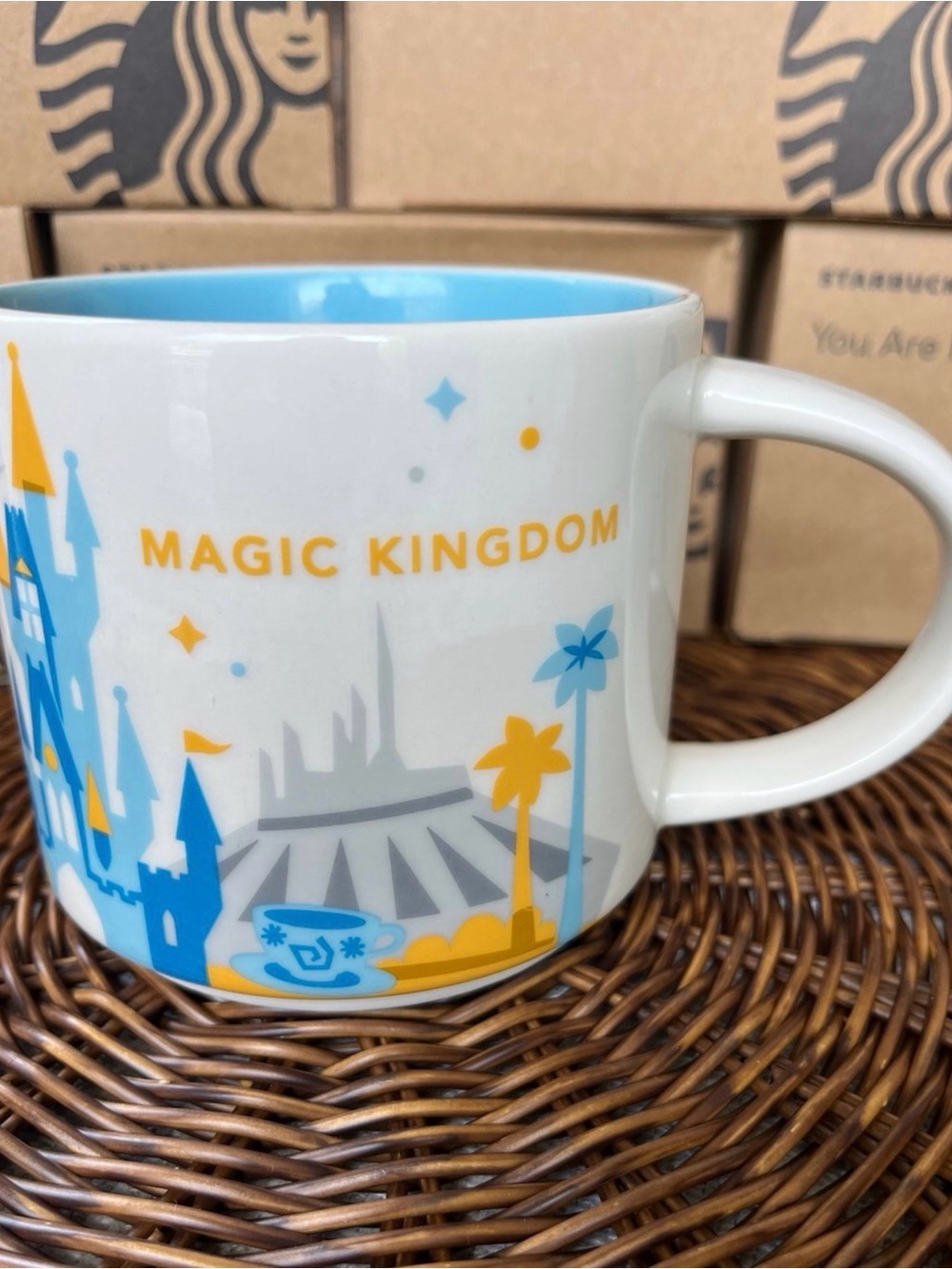 Starbucks You Are Here Disney Magic Kingdom mug